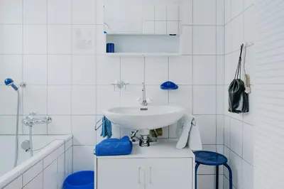 Ein Badezimmer in der Unterkunft Casa Yolanda Fiesch-Fieschertal, in der Aletsch Arena