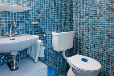 Ein Badezimmer in der Unterkunft Casa Yolanda Fiesch-Fieschertal, in der Aletsch Arena