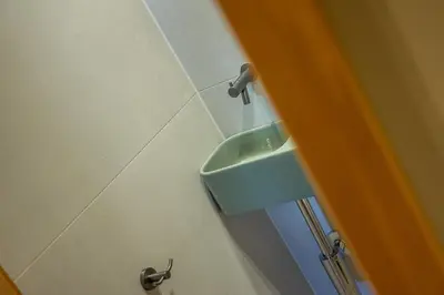 Ein Badezimmer in der Unterkunft Chalet Onno Myriam