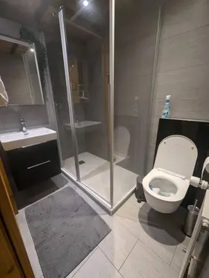 Ein Badezimmer in der Unterkunft Studio Le Chamois - Veysonnaz
