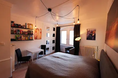 Ein Bett oder Betten in einem Zimmer der Unterkunft La Belle Etoile