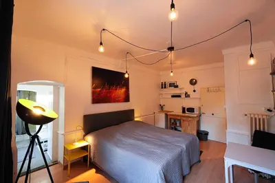 Ein Bett oder Betten in einem Zimmer der Unterkunft La Belle Etoile