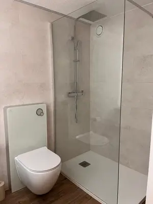 Ein Badezimmer in der Unterkunft Studio élégant rénové avec vue à Anzère