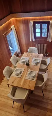 Ein Sitzbereich in der Unterkunft Stall Ferienhaus