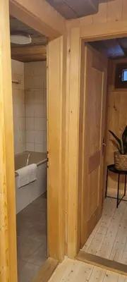 Ein Badezimmer in der Unterkunft Stall Ferienhaus