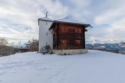 Supersaxo QUIET & CHARMING chalet 8 pers im Winter