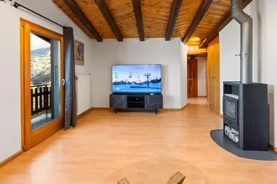 TV/Unterhaltungsangebot in der Unterkunft Appartement moderne au coeur de Nendaz