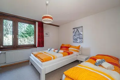 Ein Bett oder Betten in einem Zimmer der Unterkunft Mountain View Apartment In The Vacation Center