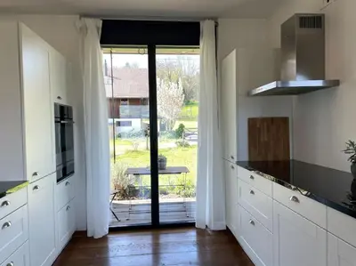 Küche/Küchenzeile in der Unterkunft Cloud Garden Maisonette
