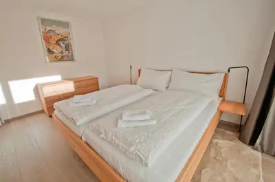 Ein Bett oder Betten in einem Zimmer der Unterkunft Chalet Kamanga