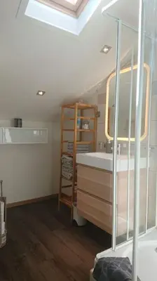 Ein Bett oder Betten in einem Zimmer der Unterkunft Chez Sophie Aletsch - Binntal