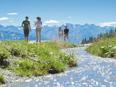 Naturlandschaft in der Nähe des Chalets