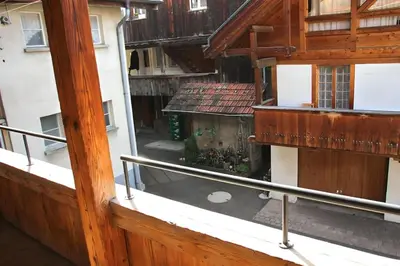 Ein Balkon oder eine Terrasse in der Unterkunft Zentral I 20Min nach Interlaken