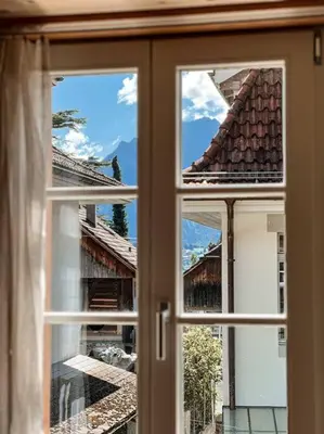 Das Gebäude in dem sich die Ferienwohnung befindet