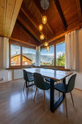 Grundriss der Unterkunft Alpine view with balcony near Interlaken