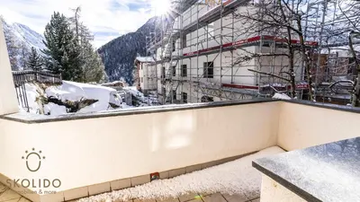 Ein allgemeiner Bergblick oder ein Berglick von der Ferienwohnung aus