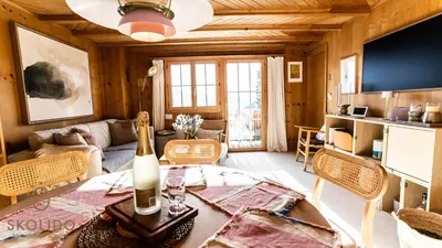 TV/Unterhaltungsangebot in der Unterkunft Ferienhaus Golmenheim, Riederalp