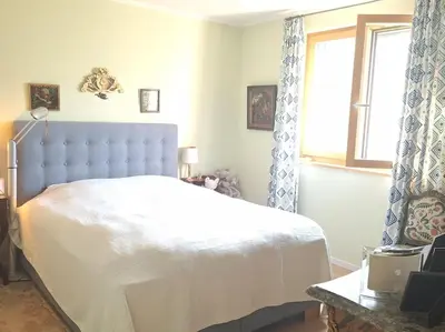 Ein Bett oder Betten in einem Zimmer der Unterkunft Appartement centre de Sion avec Parking