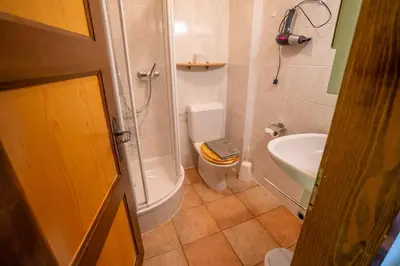 Ein Badezimmer in der Unterkunft Chalet Rübezahl Attika