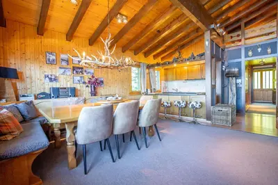 Küche/Küchenzeile in der Unterkunft Chalet Rübezahl Attika
