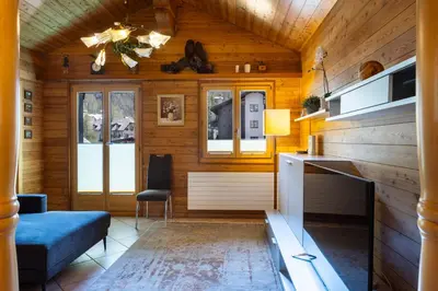 Küche/Küchenzeile in der Unterkunft Apartment Chalet Diana