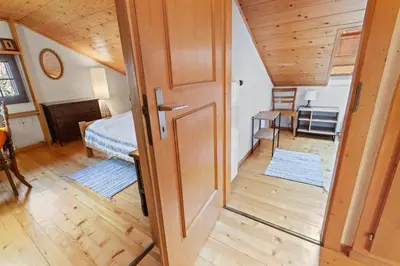 Ein Bett oder Betten in einem Zimmer der Unterkunft Montana Village - appartement rénové, 5 pers