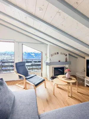 Grundriss der Unterkunft Cocon familial avec vue au centre de Veysonnaz