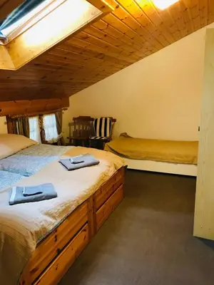 Ein Bett oder Betten in einem Zimmer der Unterkunft Apartmant Mary