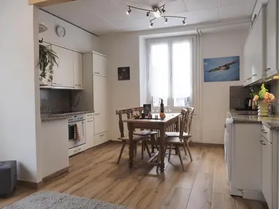 Küche/Küchenzeile in der Unterkunft Appartement rénové