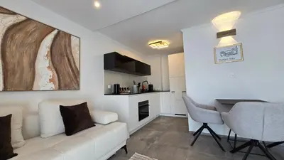 Küche/Küchenzeile in der Unterkunft Apartment BugerStay