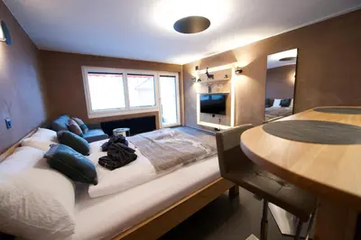 Ein Bett oder Betten in einem Zimmer der Unterkunft Studio NINNI