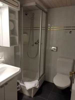 Ein Badezimmer in der Unterkunft Castle A17