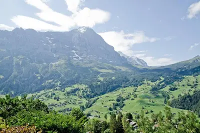 Naturlandschaft in der Nähe des Chalets