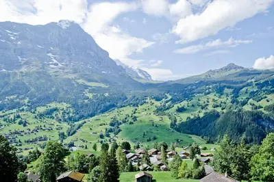 Naturlandschaft in der Nähe des Chalets