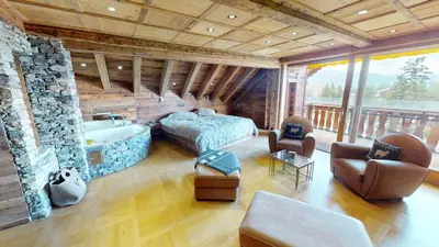 Grundriss der Unterkunft Studio with Private Jacuzzi - Stunning Swiss Alps Views - RPO31-62