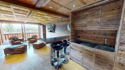 Grundriss der Unterkunft Studio with Private Jacuzzi - Stunning Swiss Alps Views - RPO31-62