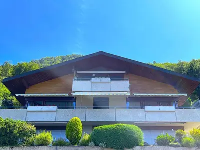 Das Gebäude in dem sich die Ferienwohnung befindet