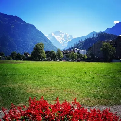 Naturlandschaft in der Nähe des Chalets
