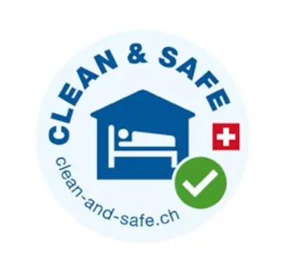 Ein Zertifikat, Auszeichnung, Logo oder anderes Dokument, das in der Unterkunft Modern with Alps Scenic Views and Concierge by SwissHut ausgestellt ist