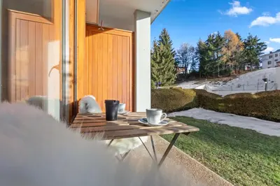 Das Gebäude in dem sich die Ferienwohnung befindet