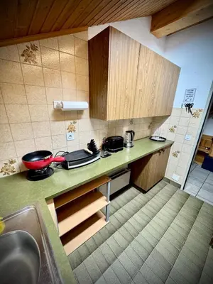 Küche/Küchenzeile in der Unterkunft Zentrale Wohnung mit 3 Zimmern