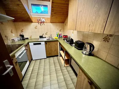 Küche/Küchenzeile in der Unterkunft Zentrale Wohnung mit 3 Zimmern