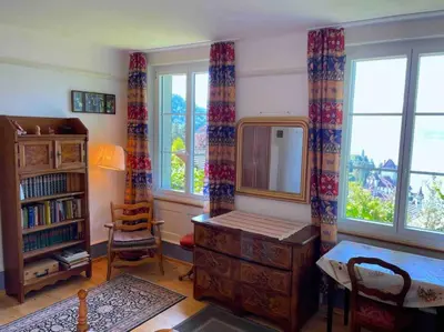Die Bibliothek in der Ferienwohnung