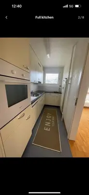 Küche/Küchenzeile in der Unterkunft Sherd room in apartment