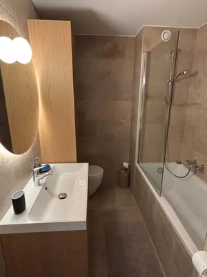 Ein Badezimmer in der Unterkunft Appartement Crans-Montana