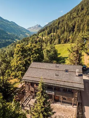 Naturlandschaft in der Nähe des Chalets