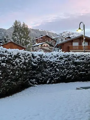 Apartment with a garden, close to golf im Winter