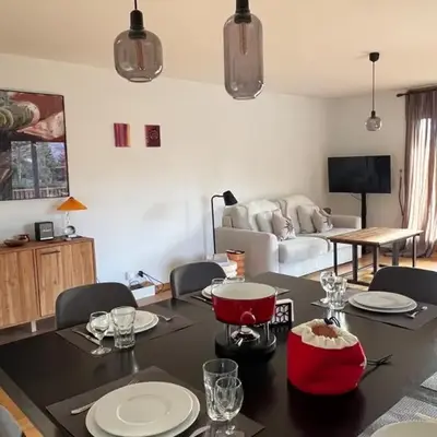 Apartment with a garden