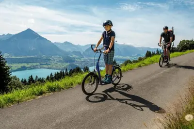 Radfahren an der Unterkunft Idyllic Farm Cabin with Scenic Views and Concierge by SwissHut oder in der Nähe