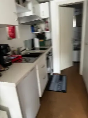 Küche/Küchenzeile in der Unterkunft Small room